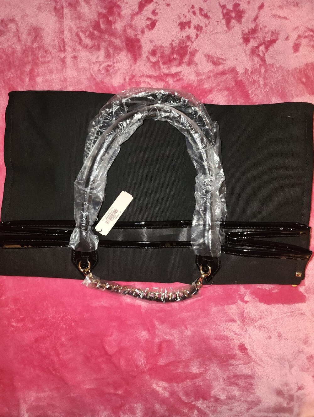 ✨️NWT Stunning VICTORIA SECRET TOTE BAG/ Beautiful Sprakling Gold/ Black ✨️ - Picture 10 of 16